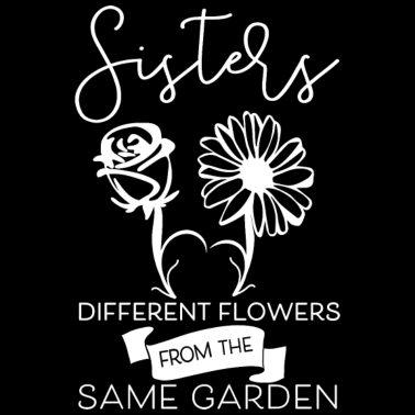 Motiv Geschenkidee für Schwestern die Zusammenhalten