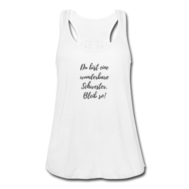 Geschenkidee Schwester Tank Top - Beste Schwester Geschenkidee