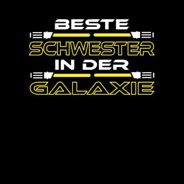 Motiv Beste Schwester in der Galaxie Geschenkidee