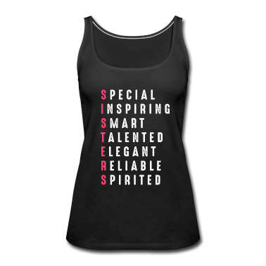 Geschenkidee Schwester Tank Top - Schwester Schwestern