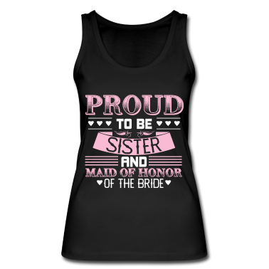 Geschenkidee Schwester Tank Top - Schwester der Braut Polterabend Geschenkidee