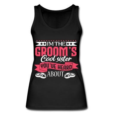 Geschenkidee Schwester Tank Top - Schwester des Bräutigams Heirat Geschenkidee