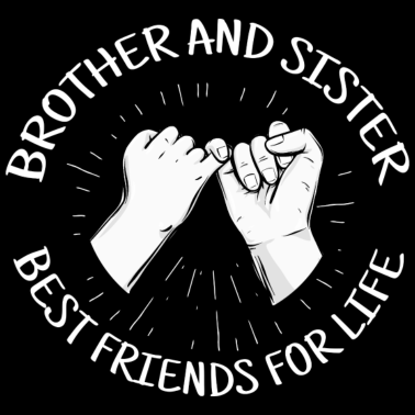 Motiv Schwester Bruder Geschwister Familie Geschenkidee