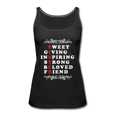 Geschenkidee Schwester Tank Top - Schwester Schwestern