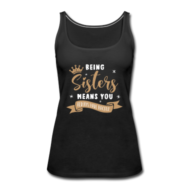 Geschenkidee Schwester Tank Top - Schwester Schwestern
