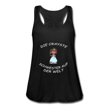 Geschenkidee Schwester Tank Top - Schwester Prinzessin Geschenk Geschenkidee Krone