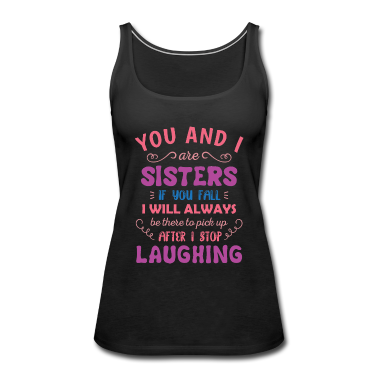 Geschenkidee Schwester Tank Top - Schwester Schwestern
