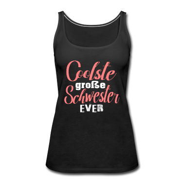 Geschenkidee Schwester Tank Top - Coolste große Schwester Geschwister kleiner Bruder