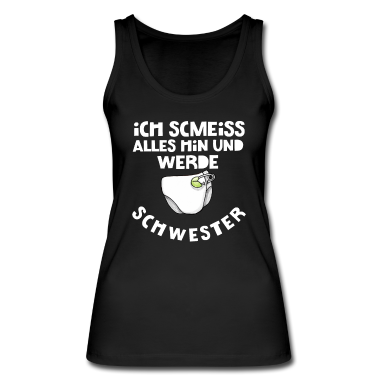 Geschenkidee Schwester Tank Top - Schwester Geschenkidee Mutter Schwanger