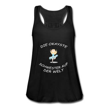 Geschenkidee Schwester Tank Top - Schwester Prinzessin Geschenk Geschenkidee Krone