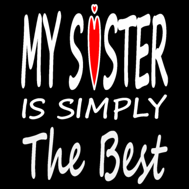 Motiv beste Schwester große Schwester Geschenkidee