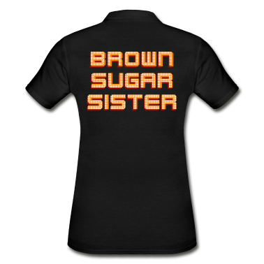 Geschenkidee Schwester Poloshirt - brown sugar Sister Geschenkidee Schwester Bruder