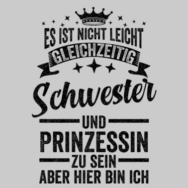 Motiv Schwester Geschwister Prinzessin Geschenkidee