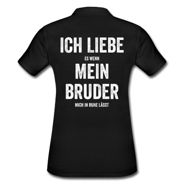 Geschenkidee Schwester Poloshirt - Schwester Familie Geschwister Geschenkidee