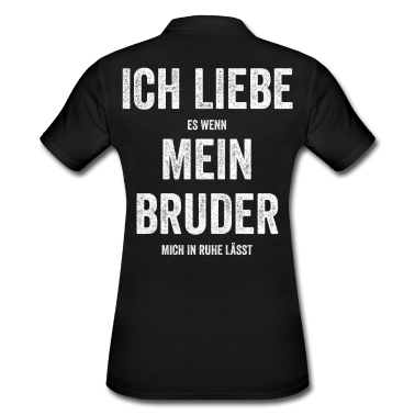 Geschenkidee Schwester Poloshirt - Schwester Familie Geschwister Geschenkidee