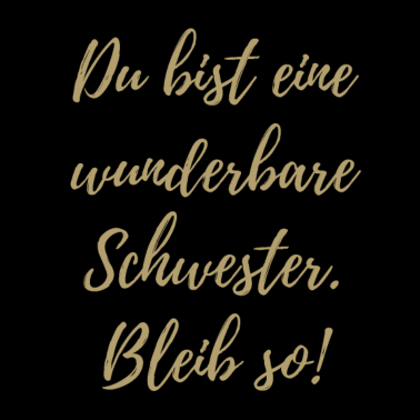 Motiv Beste Schwester Geschenkidee