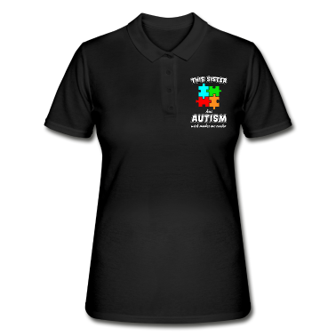 Geschenkidee Schwester Poloshirt - Autismus Autistin Mädchen Schwester Geschenkidee