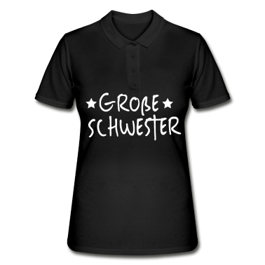 Geschenkidee Schwester Poloshirt - Große Schwester Geschenkidee Geburtstag