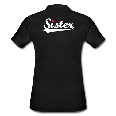 Geschenkidee Schwester Poloshirt - Schwester Geschenkidee Schwesterherz Liebe Sister