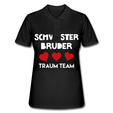 Geschenkidee Schwester Poloshirt - Schwester Bruder Geschenkidee Geburtstag lustig
