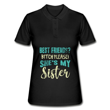 Geschenkidee Schwester Poloshirt - Schwester