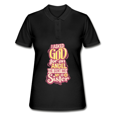 Geschenkidee Schwester Poloshirt - Schwester