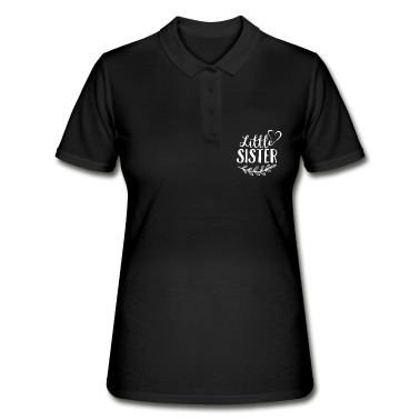 Geschenkidee Schwester Poloshirt - Little Sister - Kleine Schwester