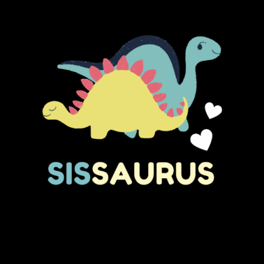 Motiv Sissaurus Geschenkidee für werdende Schwestern