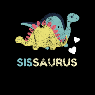 Motiv Sissaurus Geschenkidee für werdende Schwestern