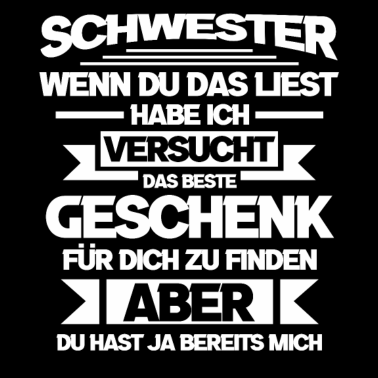 Motiv Schwester Geschwister Schwester Geschenk