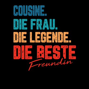 Motiv Cousine Frau Familie Schwester kleine Geschenkidee