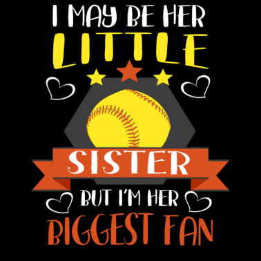 Motiv Softball Schwester Baseball Sport Geschenkidee