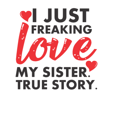 Motiv Schwester Liebe Geburtstag Geschenk Geschenkidee