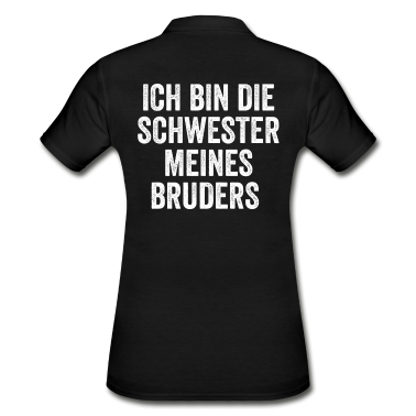 Geschenkidee Schwester Poloshirt - Schwester