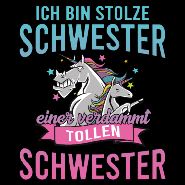 Motiv Ich bin Schwester einer verdammt tollen Schwester