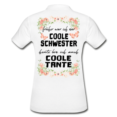 Geschenkidee Schwester Poloshirt - T-Shirt Geschenkidee für Schwestern und Tanten