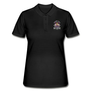 Geschenkidee Schwester Poloshirt - Große Schwester! Geburt Geschenk Geschenkidee