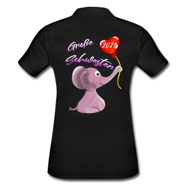 Geschenkidee Schwester Poloshirt - Große Süße Schwester 2021 Geschenkidee