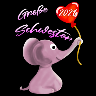 Motiv Große Süße Schwester 2021 Geschenkidee