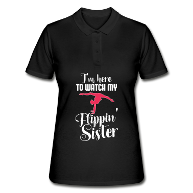 Geschenkidee Schwester Poloshirt - Gymnastik Turnerin Schwester - Bruder Geschenkidee