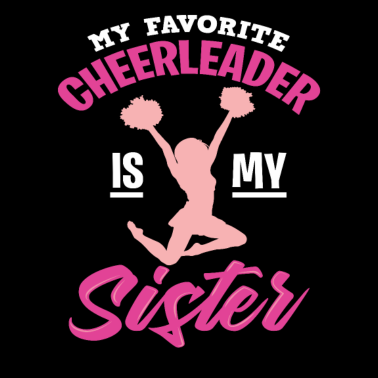 Motiv Cheeleader Schwester
