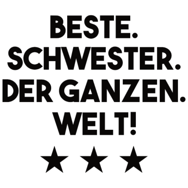 Motiv Beste schwester geschenk familie geschenkidee idee