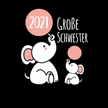 Motiv Große Schwester 2021 Big Sister Geschenkidee