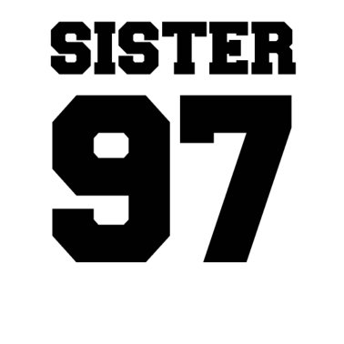 Motiv Schwester 97 1997 Geschenk Zahl Geschenkidee