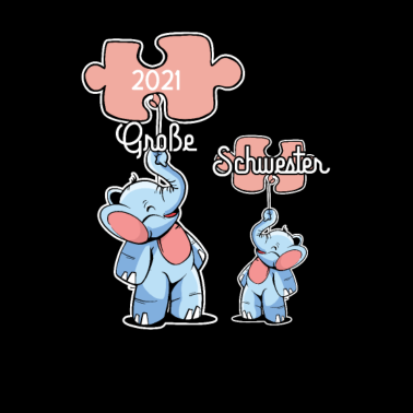 Motiv Große Schwester 2021 Big Sister Geschenkidee