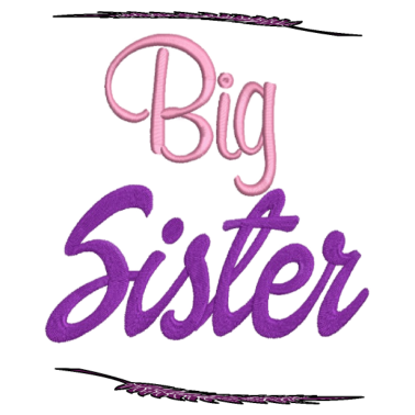 Motiv Große Schwester beste Schwester Schwesterherz