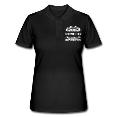 Geschenkidee Schwester Poloshirt - Schwester Geschwister Schwestern Geschenk