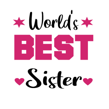 Motiv Beste Schwester der Welt Geschenkidee Schwestern