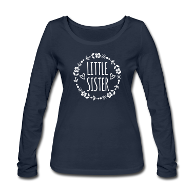 Geschenkidee Schwester Langarmshirt - Kleine Schwester Geschenkidee Schwestern Herz süß