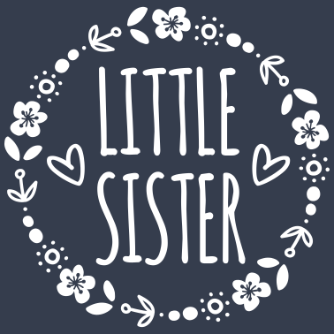 Motiv Kleine Schwester Geschenkidee Schwestern Herz süß